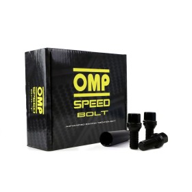 Set Nuts OMP 33 mm Black M12 x 1,50 by OMP, Nuts, bolts and pins for tyres - Ref: S37101545, Price: 48,34 €, Discount: %