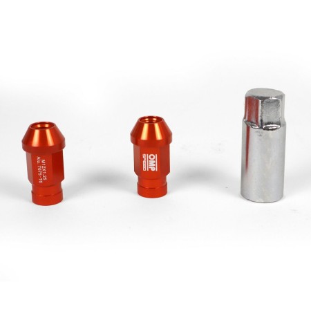 Set Porcas OMP 7075 Vermelho 20 uds M14 x 1,25 | Tienda24 - Global Online Shop Tienda24.eu