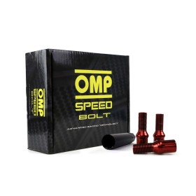 Set Nuts OMP 27 mm Red 20 uds M12 x 1,25 by OMP, Nuts, bolts and pins for tyres - Ref: S37101560, Price: 47,46 €, Discount: %