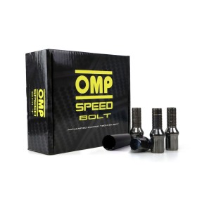 Mutter OMP OMPS09721201 M12 x 1,50 4 uds Schwarz | Tienda24 - Global Online Shop Tienda24.eu