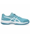 Sapatilhas de Ténis Infantis Asics Gel-Game 9 Gs Clay/ Azul Claro | Tienda24 Tienda24.eu