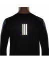 Camisola de Manga Comprida Homem Adidas Own The Run Preto | Tienda24 Tienda24.eu