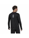 Camiseta de Manga Larga Hombre Adidas Own The Run Negro | Tienda24 Tienda24.eu