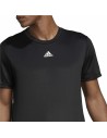 Men’s Short Sleeve T-Shirt Adidas Aeroready HIIT Back Black | Tienda24 Tienda24.eu