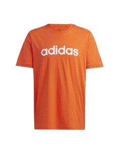 Maglia a Maniche Corte Uomo Adidas Essentials Embroidered Linear Arancio da Adidas, Uomo - Ref: S64114356, Precio: 20,70 €, D...