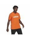 Herren Kurzarm-T-Shirt Adidas Essentials Embroidered Linear Orange | Tienda24 Tienda24.eu