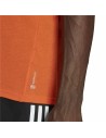 Herren Kurzarm-T-Shirt Adidas X-City Orange | Tienda24 Tienda24.eu