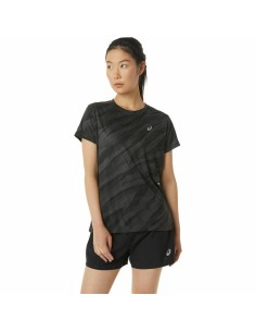 Maglia a Maniche Corte Donna Asics Core All Over Print Nero Donna da Asics, Donna - Ref: S64114367, Precio: 29,77 €, Descuent...