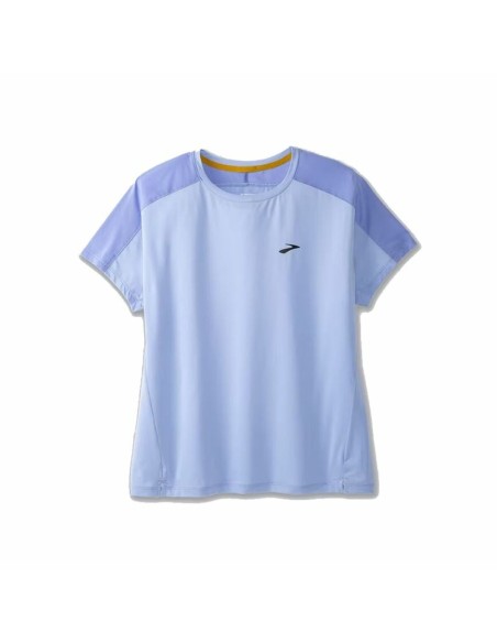 Damen Kurzarm-T-Shirt Brooks Sprint Free Aquamarin Damen | Tienda24 Tienda24.eu