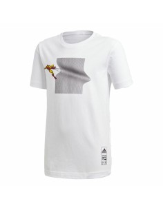 Maglia a Maniche Corte per Bambini Adidas Iron Man Graphic Bianco da Adidas, Bambino - Ref: S64114374, Precio: 21,38 €, Descu...