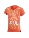 Kurzarm-T-Shirt für Kinder Adidas Graphic Tee Orange | Tienda24 Tienda24.eu