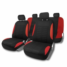 Coprisedile FUK10415 Nero/Rosso di BigBuy Car, Set coprisedili - Rif: S37112389, Prezzo: 39,92 €, Sconto: %