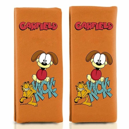 Almohadillas para Cinturón de Seguridad GAR101 Naranja Garfield de BigBuy Car, Almohadillas para cinturón de seguridad - Ref:...