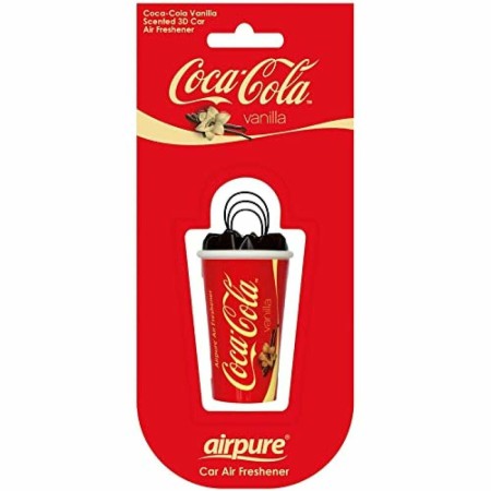 Désodorisant Pour Voiture PERCC3D864 Coca-Cola Vanilla de BigBuy Car, Désodorisants - Réf : S37112502, Prix : 5,98 €, Remise : %