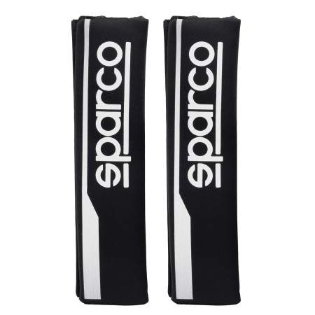 Coussinets de ceinture de sécurité Sparco SPC1207BK Noir de Sparco, Rembourrage de ceinture de sécurité - Réf : S37112511, Pr...