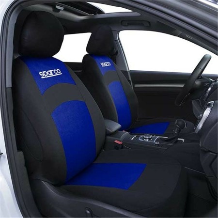 Seat cover Sparco SPCS402BL Black/Blue by Sparco, Seat Cover Sets - Ref: S37112513, Price: 37,91 €, Discount: %