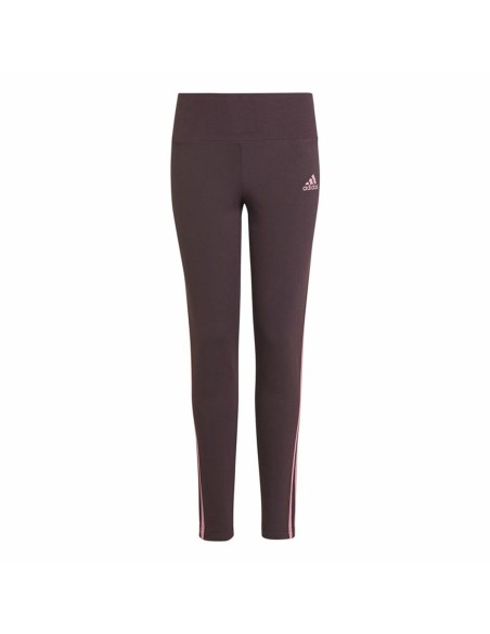 Leggings de Desporto Infantis Adidas 3 bandas Violeta | Tienda24 Tienda24.eu