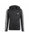 Hooded Sweatshirt for Girls Adidas Designed to Move Black | Tienda24 Tienda24.eu