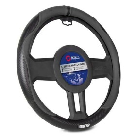 Rennsport-Lenkrad Sparco Schwarz Ø 37-38 cm von Sparco, Lenkräder und Lenkerachsen - Ref: S37113330, Preis: 19,81 €, Rabatt: %