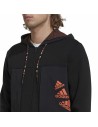 Herren Sweater mit Kapuze Adidas Essentials BrandLove Schwarz | Tienda24 Tienda24.eu