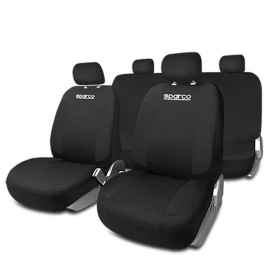 Sitzbezug-Set Sparco Strada Schwarz von Sparco, Autoplanen & Garagen - Ref: S37113493, Preis: 49,04 €, Rabatt: %