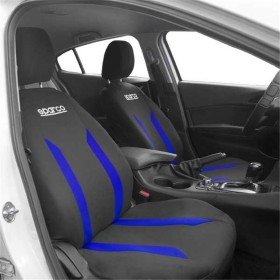 Conjunto de Capas para Assentos Sparco Sabbia Preto/Azul de Sparco, Capas para automóvel - Ref: S37113497, Preço: 47,06 €, De...