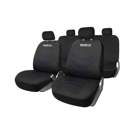 Sitzbezug-Set Sparco Corsa Schwarz/Blau von Sparco, Autoplanen & Garagen - Ref: S37113499, Preis: 50,60 €, Rabatt: %