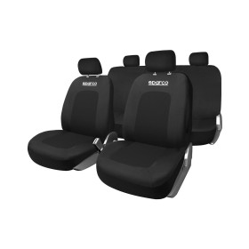 Sitzbezug-Set Sparco Sport Schwarz von Sparco, Autoplanen & Garagen - Ref: S37113500, Preis: 47,41 €, Rabatt: %