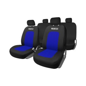 Sitzbezug-Set Sparco Sport Schwarz/Blau von Sparco, Autoplanen & Garagen - Ref: S37113501, Preis: 49,32 €, Rabatt: %