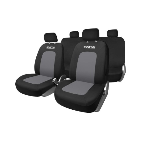 Car Seat Covers Sparco Sport Black/Grey by Sparco, Car Covers - Ref: S37113502, Price: 47,93 €, Discount: %