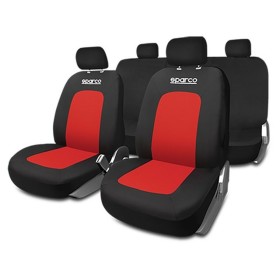 Car Seat Covers Sparco Sport Black/Red by Sparco, Car Covers - Ref: S37113503, Price: 47,06 €, Discount: %