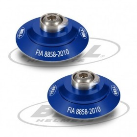 Kit d'attaches pour casque Bell HANS Bleu FIA 8858-2010 de Bell, Casques - Réf : S37113556, Prix : 102,40 €, Remise : %