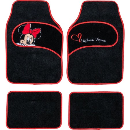 Set de Alfombrillas para Coche Minnie Mouse CZ10339 Negro/Rojo de Minnie Mouse, Alfombrillas antideslizantes - Ref: S37113713...