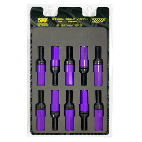 Kit di viti OMP OMPS09971211 28 mm Viola M12 x 1,25 di OMP, Bulloni, dadi e borchie per ruote - Rif: S37113861, Prezzo: 114,0...