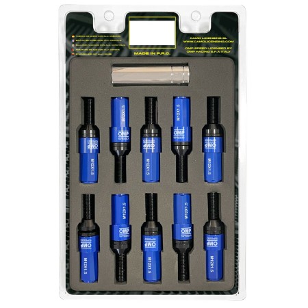 Kit de tornillos OMP OMPS09981207 28 mm Azul M12 x 1,50 de OMP, Tornillos, tuercas y clavos de ruedas - Ref: S37113868, Preci...