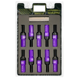 Kit di viti OMP OMPS09971411 28 mm Viola M14 x 1,25 di OMP, Bulloni, dadi e borchie per ruote - Rif: S37113879, Prezzo: 113,3...