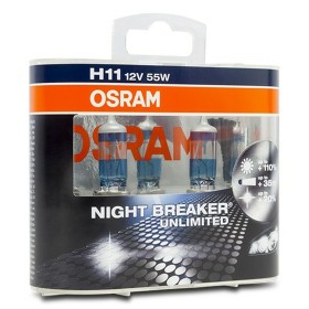 Ampoule pour voiture Osram Nightbreaker Unlimited H11 55 W 12 V (2 Unités) de Osram, Ampoules - Réf : S37114174, Prix : 53,71...