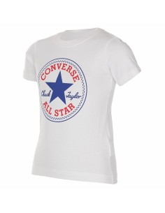 Maglia a Maniche Corte per Bambini Converse Core Chuck Taylor Patch Azzurro da Converse, Bambino - Ref: S64114733, Precio: 20...