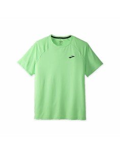 Maglia a Maniche Corte Uomo Brooks Atmosphere 2.0 Verde limone da Brooks, Uomo - Ref: S64114739, Precio: 34,85 €, Descuento: %