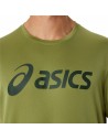 Men’s Short Sleeve T-Shirt Asics Core Top Military green | Tienda24 Tienda24.eu