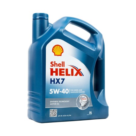 Car Motor Oil Shell Helix HX7 5W40 5 L by Shell, Car Engine Oils - Ref: S37114308, Price: 38,30 €, Discount: %