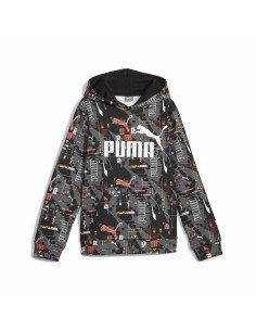 Felpa con Cappuccio Bambino Puma Ess+ Futureverse Aop Nero da Puma, Bambino - Ref: S64117381, Precio: 48,85 €, Descuento: %