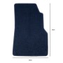 Tapis pour voitures OCC Motorsport OCCMC0047GD Gris foncé Gris de OCC Motorsport, Tapis anti-dérapants - Réf : S37114479, Pri...