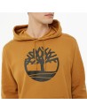 Herren Sweater mit Kapuze Timberland Kenn Tree Logo Dunkelorange | Tienda24 Tienda24.eu