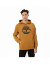 Herren Sweater mit Kapuze Timberland Kenn Tree Logo Dunkelorange | Tienda24 Tienda24.eu