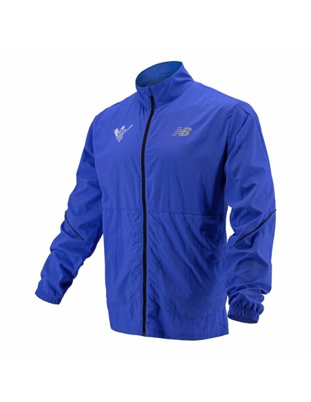 Veste de Sport pour Homme New Balance Valencia Marathon Bleu | Tienda24 Tienda24.eu