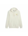 Felpa con Cappuccio Uomo Puma Ess+ Minimal Gold Bianco da Puma, Uomo - Ref: S64119934, Precio: 55,39 €, Descuento: %