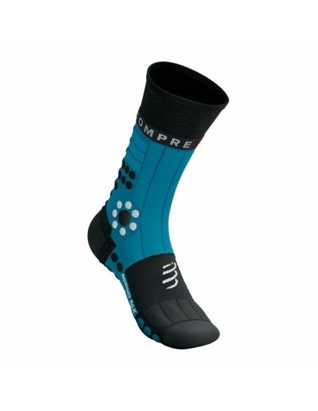 Sports Socks Compressport Pro Racing Black/Blue Black | Tienda24 Tienda24.eu