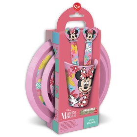 Kindergeschirr-Set Minnie Mouse CZ11312 Rosa 5 Stücke von Minnie Mouse, Kindergeschirr - Ref: S37114570, Preis: 12,87 €, Raba...