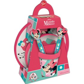 Children’s Dinner Set Minnie Mouse CZ11307 Pink 5 Pieces by Minnie Mouse, Children's Sets - Ref: S37114571, Price: 18,63 €, D...